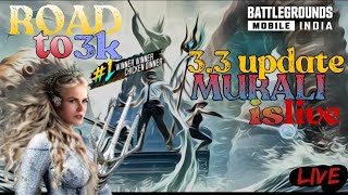 bgmi 33 update aqua mode is here  Fun streamBGMI LIVE bgmi liveROAD TO 3K SUBS shortfeed [upl. by Linette]