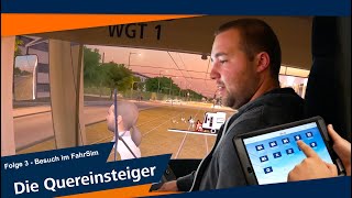 Die Quereinsteiger – Folge 3 Besuch im FahrSim  erster „Crash“ [upl. by Neerbas697]