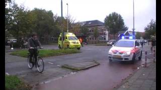 Ambulance 02117 en Ambulance 02141  politie met spoed Reanimatie Jansoniustraat [upl. by Miki]