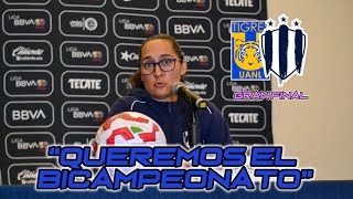 RAYADAS VS TIGRES FEMENIL AMELIA VALVERDE CONFERENCIA DE PRENSA [upl. by Ahsienauq]