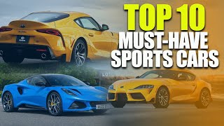 Top 10 MustHave Sports Cars Of 2024 For Every Budget [upl. by Sorel]