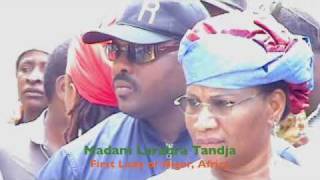 Antoinette Harrell and First Lady Madam Larabra Tandja of Niger Africa [upl. by Atinel130]