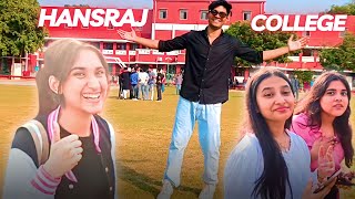 Hansraj College Fest 🔥  Brain Teaser Vlog  Delhi University  North campus hansraj KirtiMehra [upl. by Ediva]