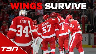 Red Wings complete epic comeback to keep playoff hopes alive [upl. by Rivalee]