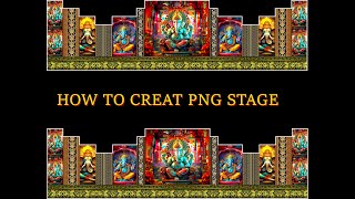 HOW TO CREAT STAGE PNG SET IN PHOTOSHOP vjshravan resolume [upl. by Ecinue]