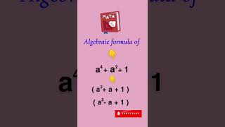 Math formula 🧑‍🎓 algebra mathformula algebraicformulas shorts [upl. by Enneiluj]