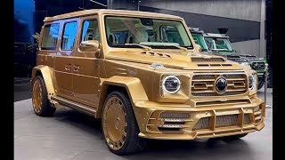 Verrückte 2024 MANSORY P900 EWB Gold Edition  der AMG G63 W463A auf MansoryArt [upl. by Papp]