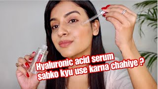 Best Serum For Face Dry Oily Sensitive Skin   Loreal Paris Hyaluronic Acid Serum Review [upl. by Canice]