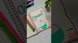 Easy and simple front page design for Chemistry shorts youtubeshorts [upl. by Ogires]