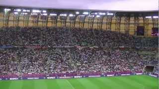 Euro 2012 The National Anthem of Germany GermanyGreece  GrecjaNiemcy Hymn Niemiec [upl. by Olinad323]