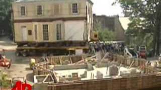 Raw Video Alexander Hamiltons Home Moved [upl. by Adnohsirk]