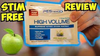 PEScience STIM FREE PreWorkout High Volume Review [upl. by Leahey]