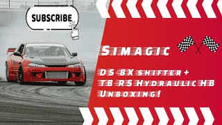 Simagic DS8X Shifter  TBRS Hydraulic Hand Brake Unboxing [upl. by Sekofski969]