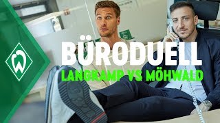 Büro Duell Sebastian Langkamp vs Kevin Möhwald  SV Werder Bremen [upl. by Dayiz641]