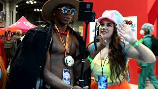 Anime NYC Chopper amp Nami One Piece Cosplay Part 8 Lvng Legacy Interview  kingsofcomiccon [upl. by Boycie]