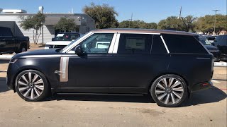 Another 2024 Range Rover SV Ligurian black in satin finish [upl. by Enrico]