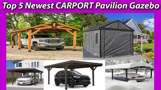 Top 5 Newest CARPORT Pavilion Gazebo  Reviews amp Buying guide [upl. by Gilbart660]