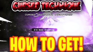 HOW TO GET CHANGEREROLL CURSED TECHNIQUE in SORCERY SECRET Roblox [upl. by Bari444]