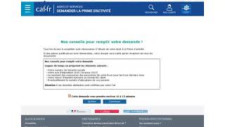 Faire une demande de Prime d Activité [upl. by Ramses258]