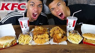 KFC MENÜ CHALLENGE   Kelvin und Marvin [upl. by Ahsitan265]