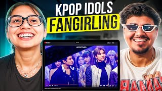 kpop idols fangirling over bts  REACTION  JUST AMAZING [upl. by Retswerb]