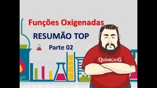 Funções Oxigenadas  RESUMÃO 02  Nomenclatura  Professor Gustavo [upl. by Adnilre]