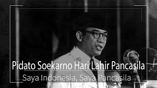 Bikin Merinding Pidato Bung Karno Soal Lahirnya Pancasila [upl. by Glenna]