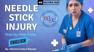 Needle Stick Injury English Needle Prick Injury  NSI  Step by Step Guide  dcdc ttt nabh [upl. by Berman]