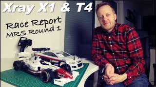 Xray X1 amp T4 Race Report Megadrom Racing Series 1819 Round 1 🇺🇸🇬🇧 English Version [upl. by Aiyt]