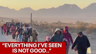 Arizona border cities discuss migrant surge [upl. by Obeded]