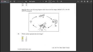 CSEC Integrated Science Paper 1 for June 2024 Solutions [upl. by Havelock]