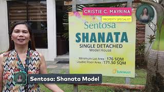 SUNTRUST SENTOSA SHANATA MODEL HOUSE by PS Cristie Mayrina  Affordable Homes in the Philippines [upl. by Sikleb]