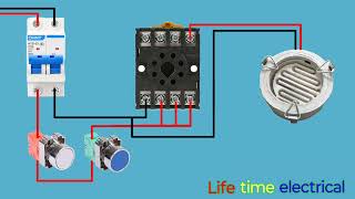 8 pin relay wiring diagram  relay wiring  Life time electrical  lifetimeelectrical [upl. by Aidroc215]