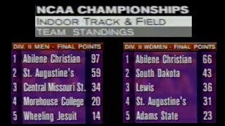 1998 NCAA Division II Indoor Track and Field Championships [upl. by Eikin]