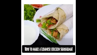 Lebanese Chicken Shawarma  DIY [upl. by Vivle713]