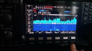 Icom 7600 ScopeMeter settings As requested [upl. by Steven129]