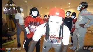 Jabawockeez performs for Kai Cenat [upl. by Fonzie]