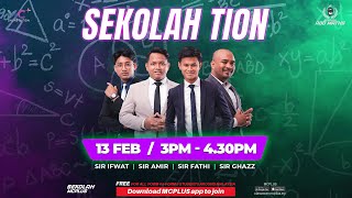 SEKOLAH TION  ADD MATHS 132 [upl. by Nola637]