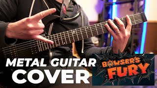 Bowsers Fury Theme  Metal Guitar Cover [upl. by Anehsuc96]