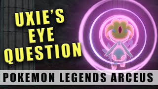 Pokémon Legends Arceus Uxies question how many eyes Trial of Lake Acuity Cavern [upl. by Ardnael]