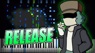 FNF Smoke Em Out Struggle Garcello RELEASE ▶ Synthesia  Piano [upl. by Atikihc]