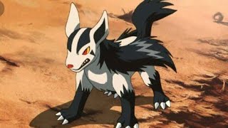 Poochyena αnd Mightyena All Attacks Pokemon pokemon [upl. by Auqinot]