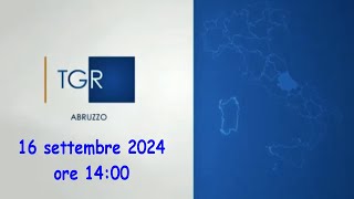 Tg Regione Abruzzo  16 settembre 2024 [upl. by Endo]