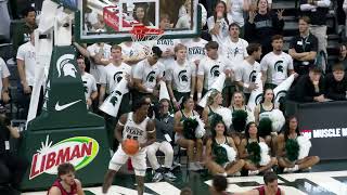 MBB Samford vs Michigan State Highlights [upl. by Narik]