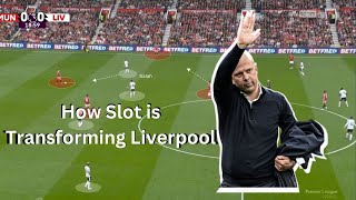 How Arnes slot Zonal  Man marking pressing tactical analysis Man united 03 Liverpool [upl. by Gale255]