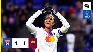 HIGHLIGHTS  Olympique Lyonnais vs AS Roma  UEFA Womens Champions League 2425 Français [upl. by Ahsilrak]