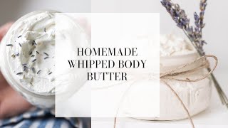 DIY All Natural Body Butter Recipe with Free Printable Label [upl. by Thevenot]