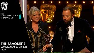 The Favourite Wins Outstanding British Film  EE BAFTA Film Awards 2019 [upl. by Templer]