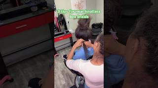 Knotless box braid tutorial tutorial new youtube knotlessbraids shorts hair boxbraids [upl. by Evanthe202]