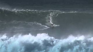 The Cribbar 30 foot waves Big Wave Surfing in Newquay 30th Oct 2011 [upl. by Ivets281]